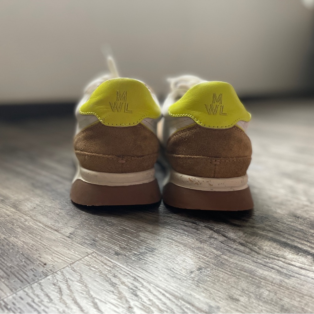Madewell Kickoff Sneakers 🌟 neon yellow details - Picture 3 of 9